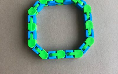 Fidget Toy armband blauw-groen